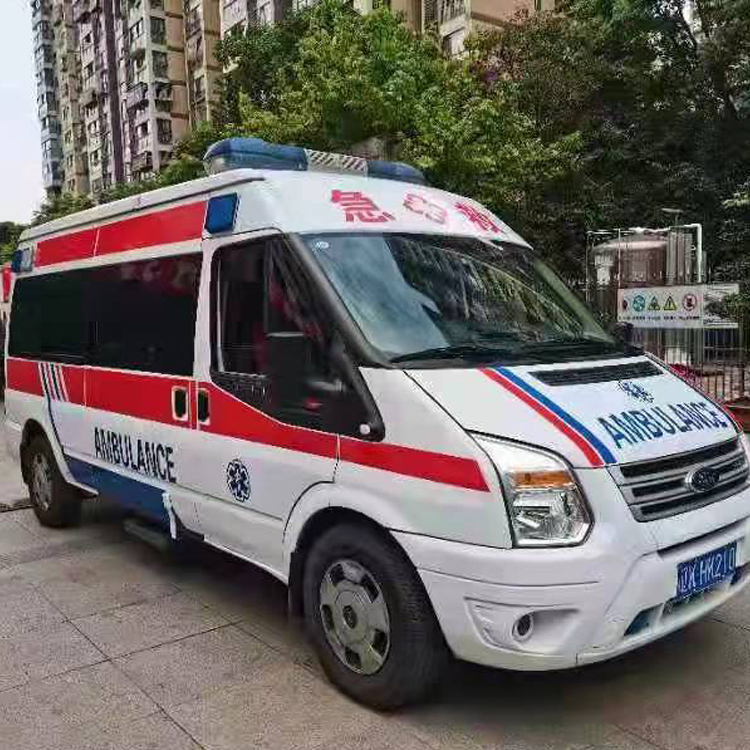 南浔长途救护车护送病人返乡